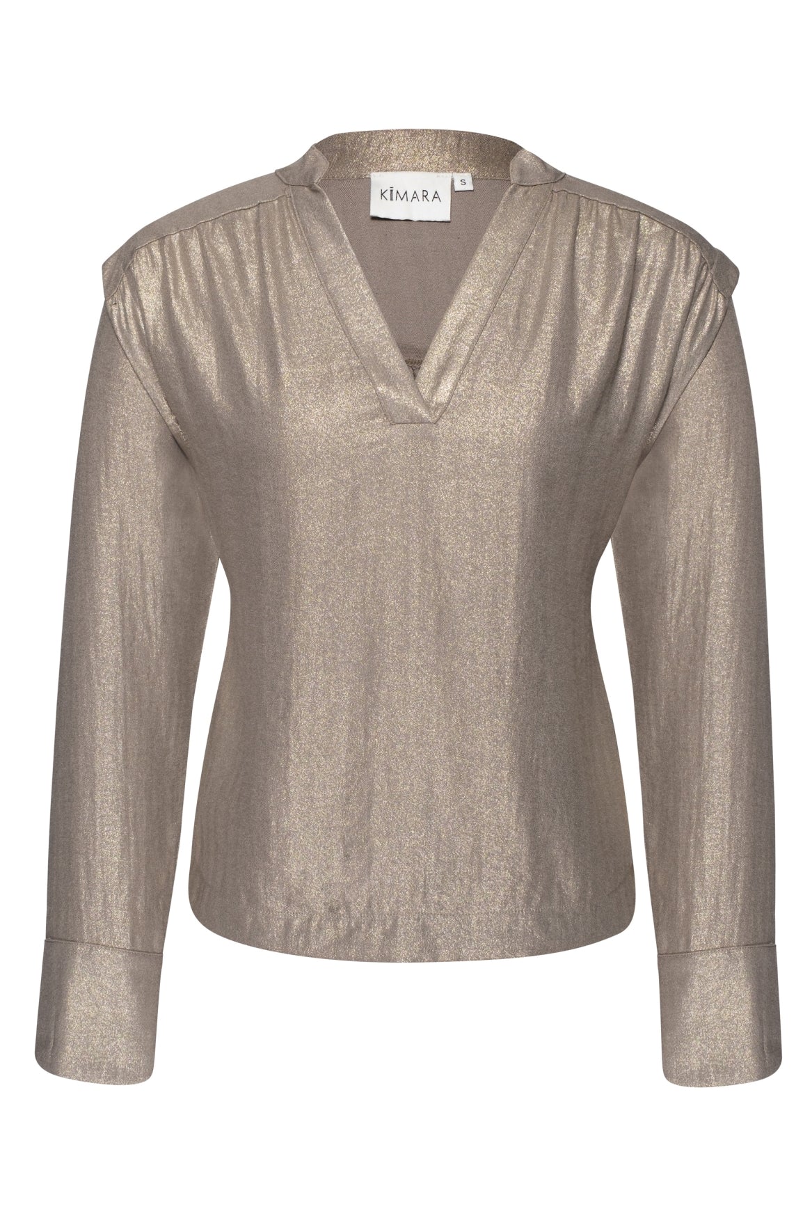 Jackie Blouse in Gold – Kimara Fashion