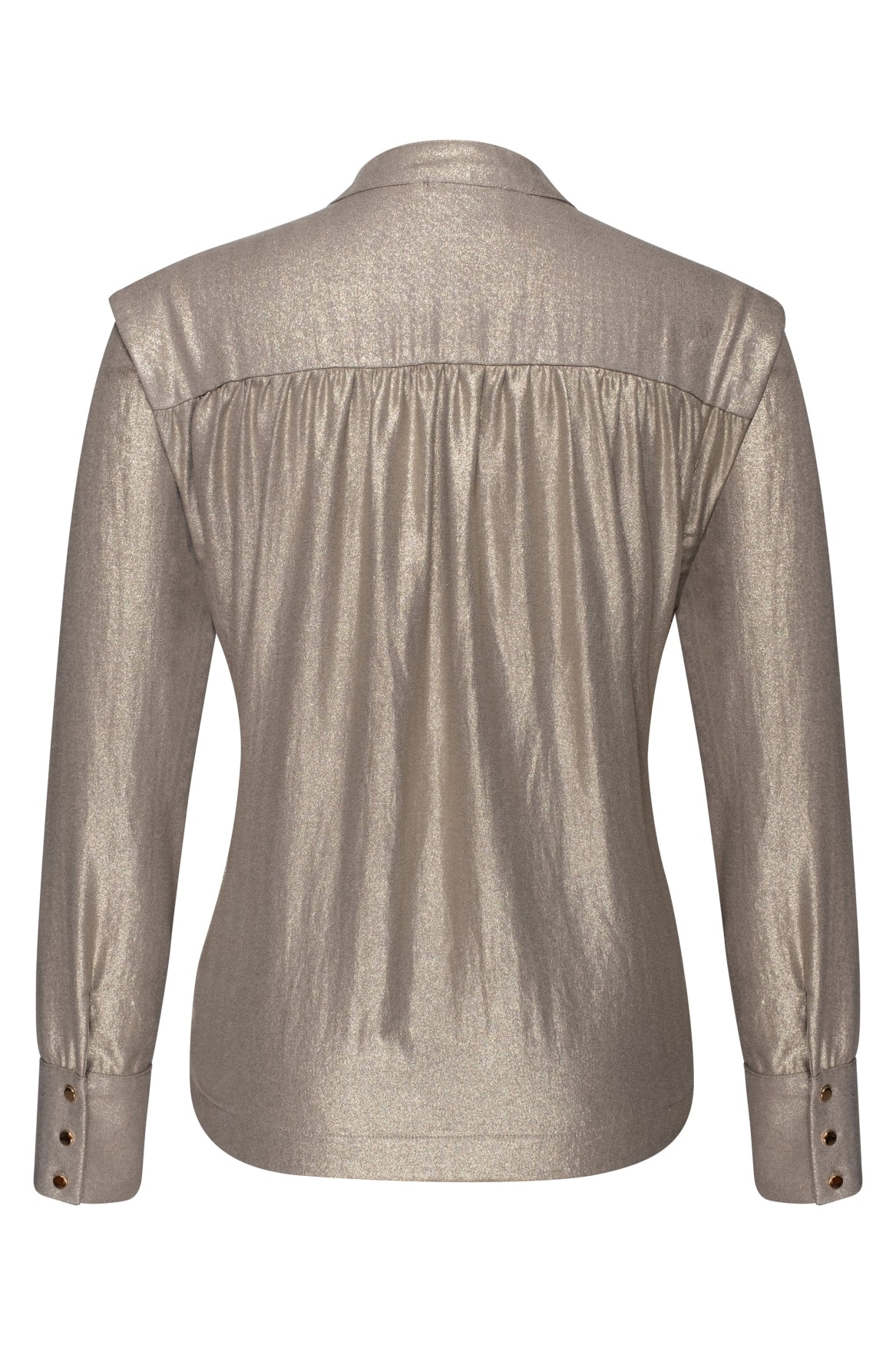 Jackie Blouse in Gold – Kimara Fashion