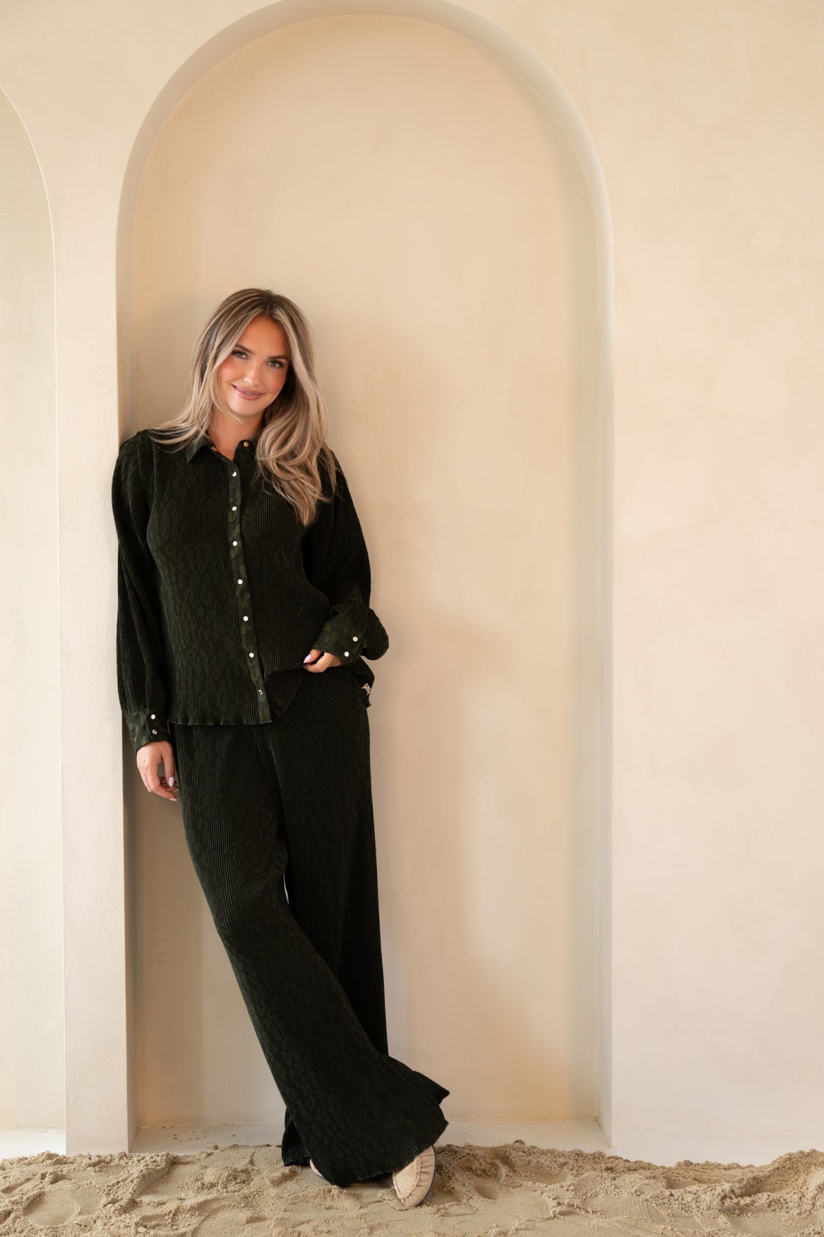 Kita Blouse in Olive Mirage – Kimara Fashion