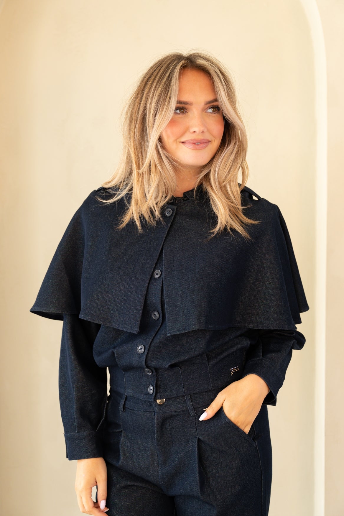 Lonne Jacket in Denim Blue – Kimara Fashion