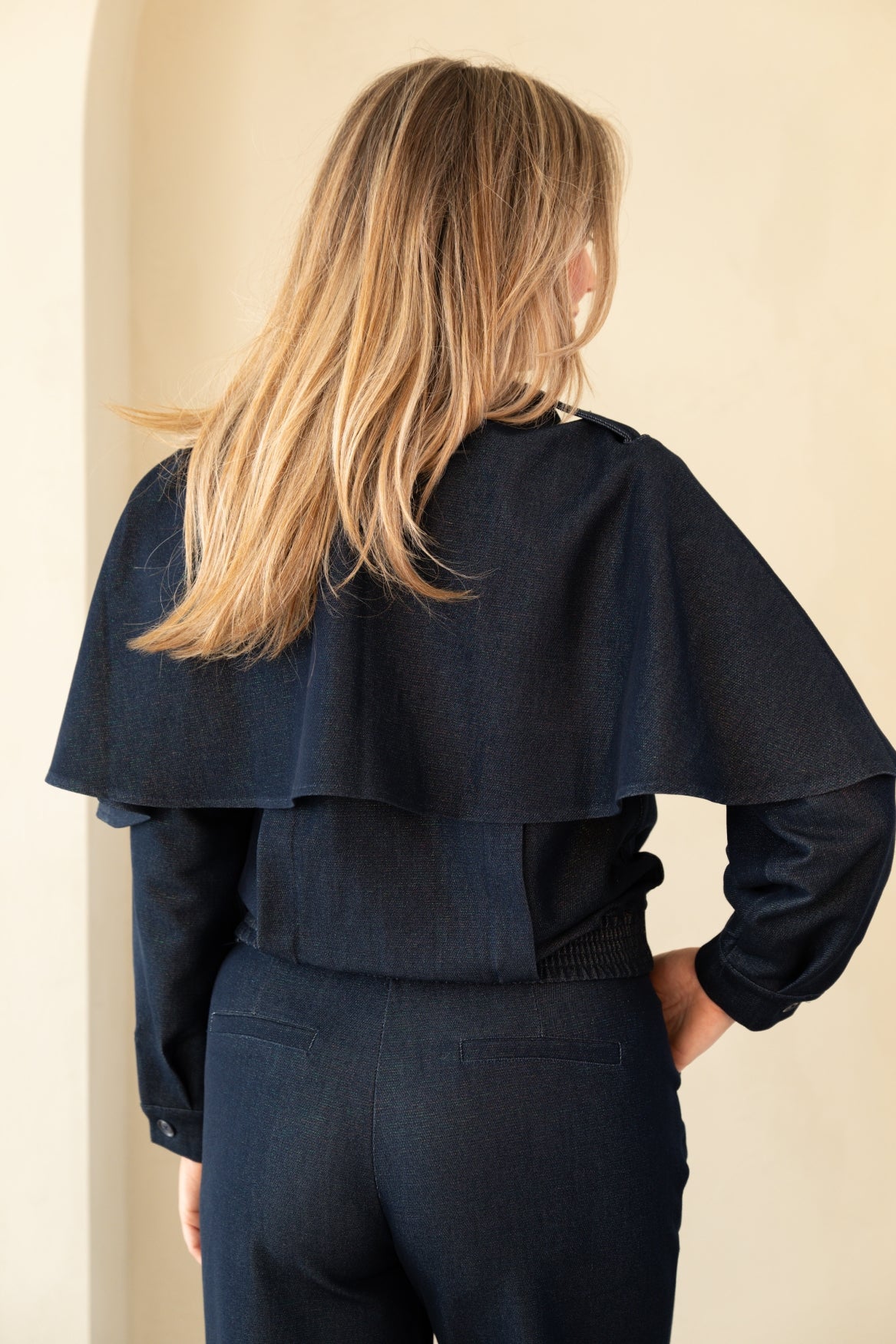Lonne Jacket in Denim Blue – Kimara Fashion