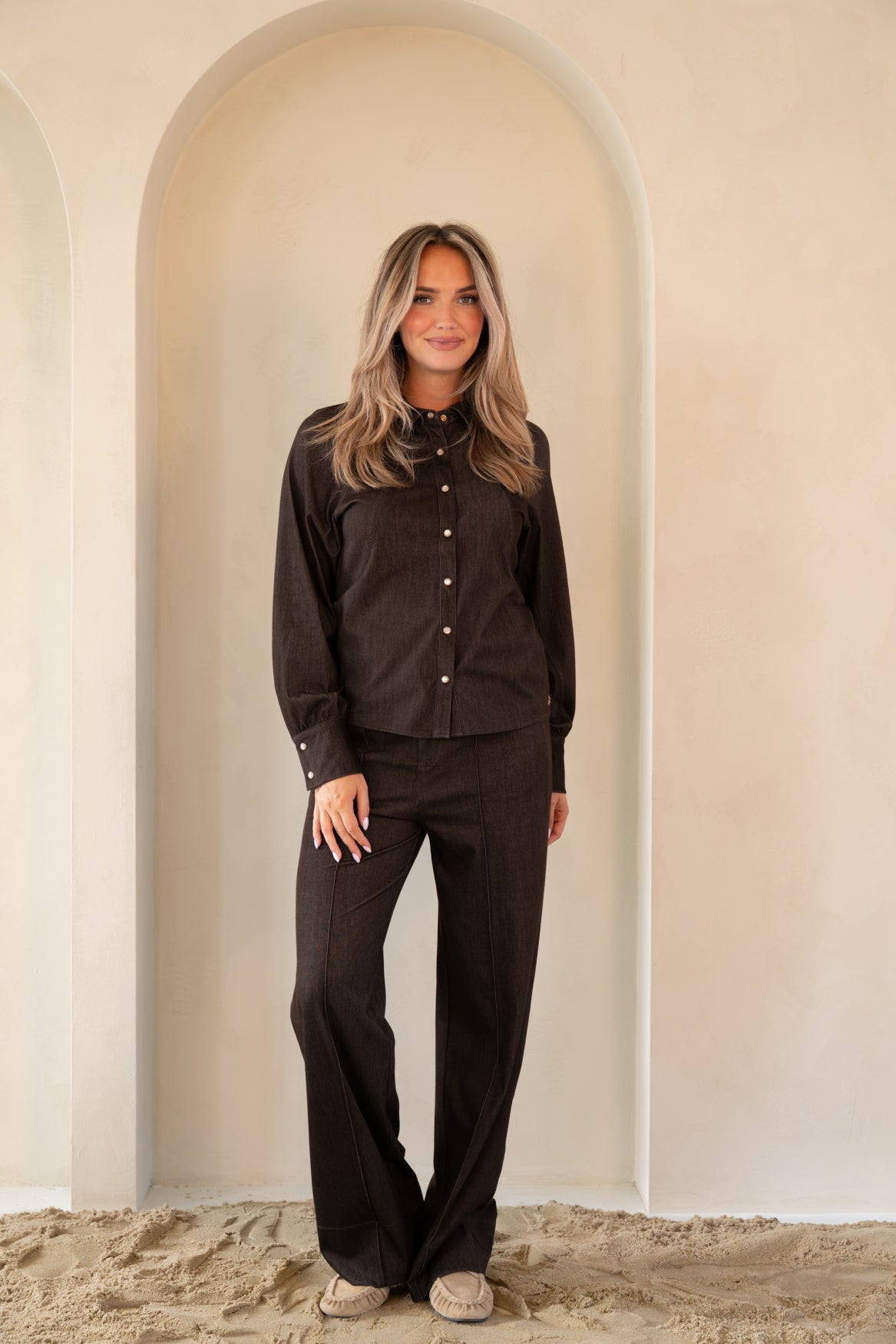 Fenne Jeans in Denim Brown – Kimara Fashion