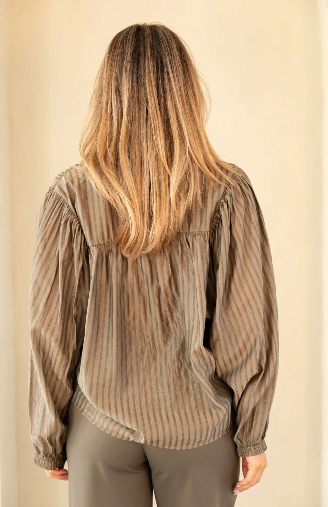 Kika Blouse in Olive Mirage – Kimara Fashion
