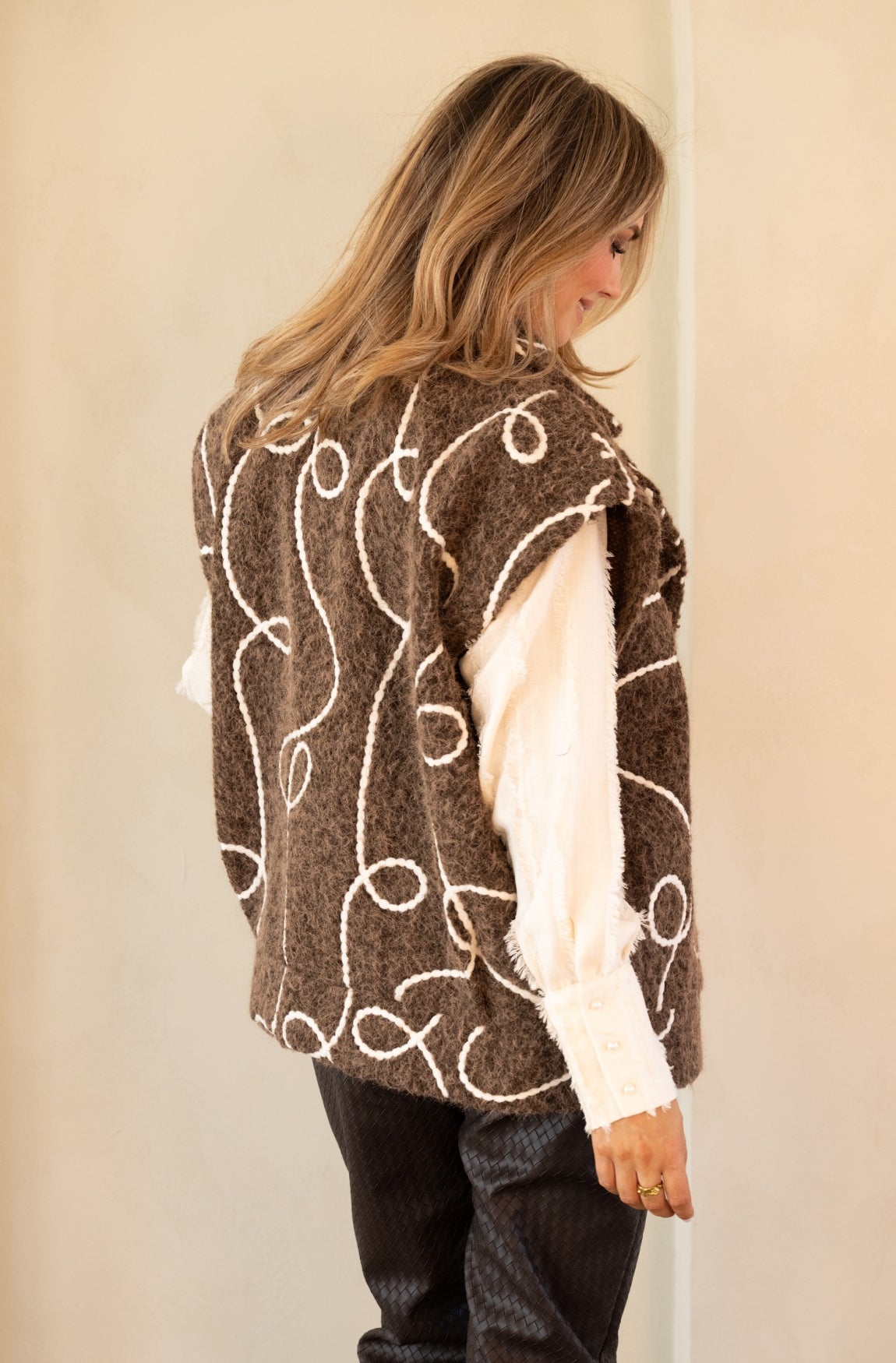 Maria Gilet in Brown – Kimara Fashion