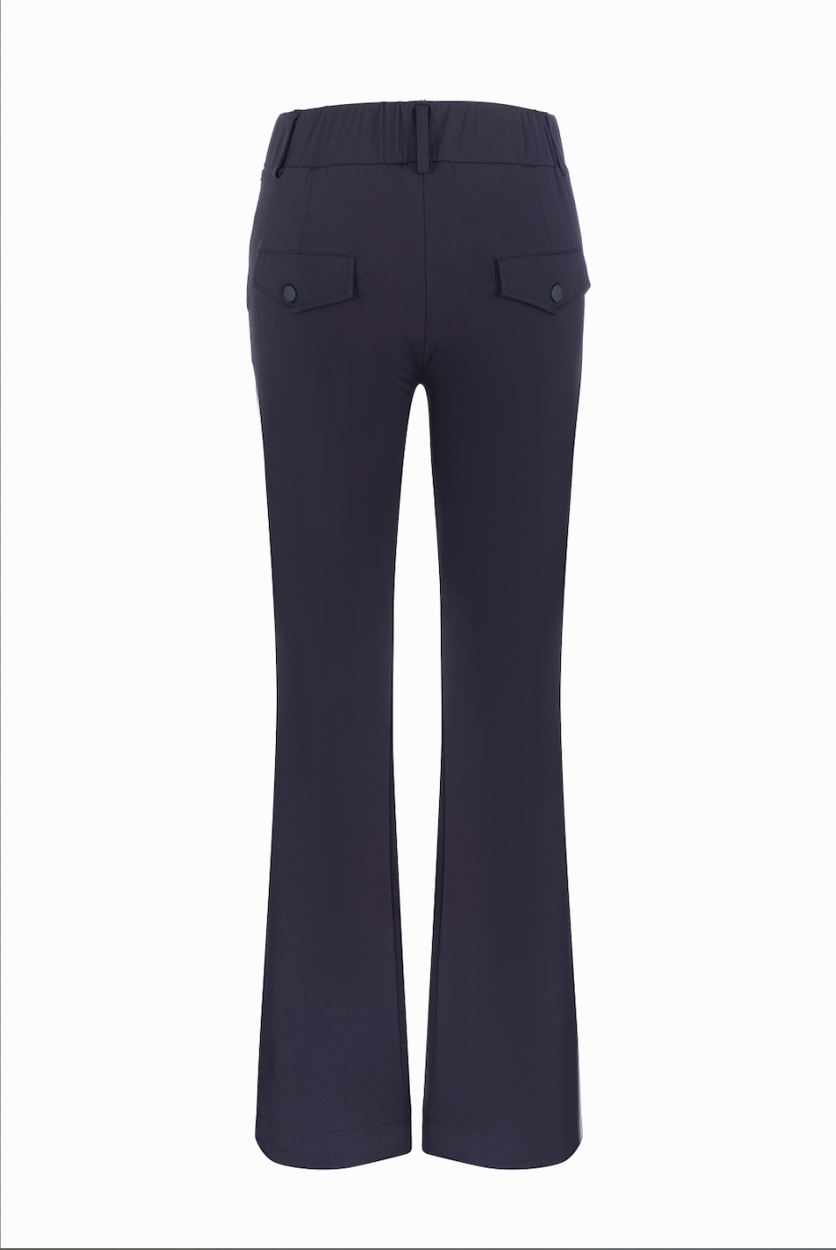 Serena Flared in Dark Blue – Kimara Fashion