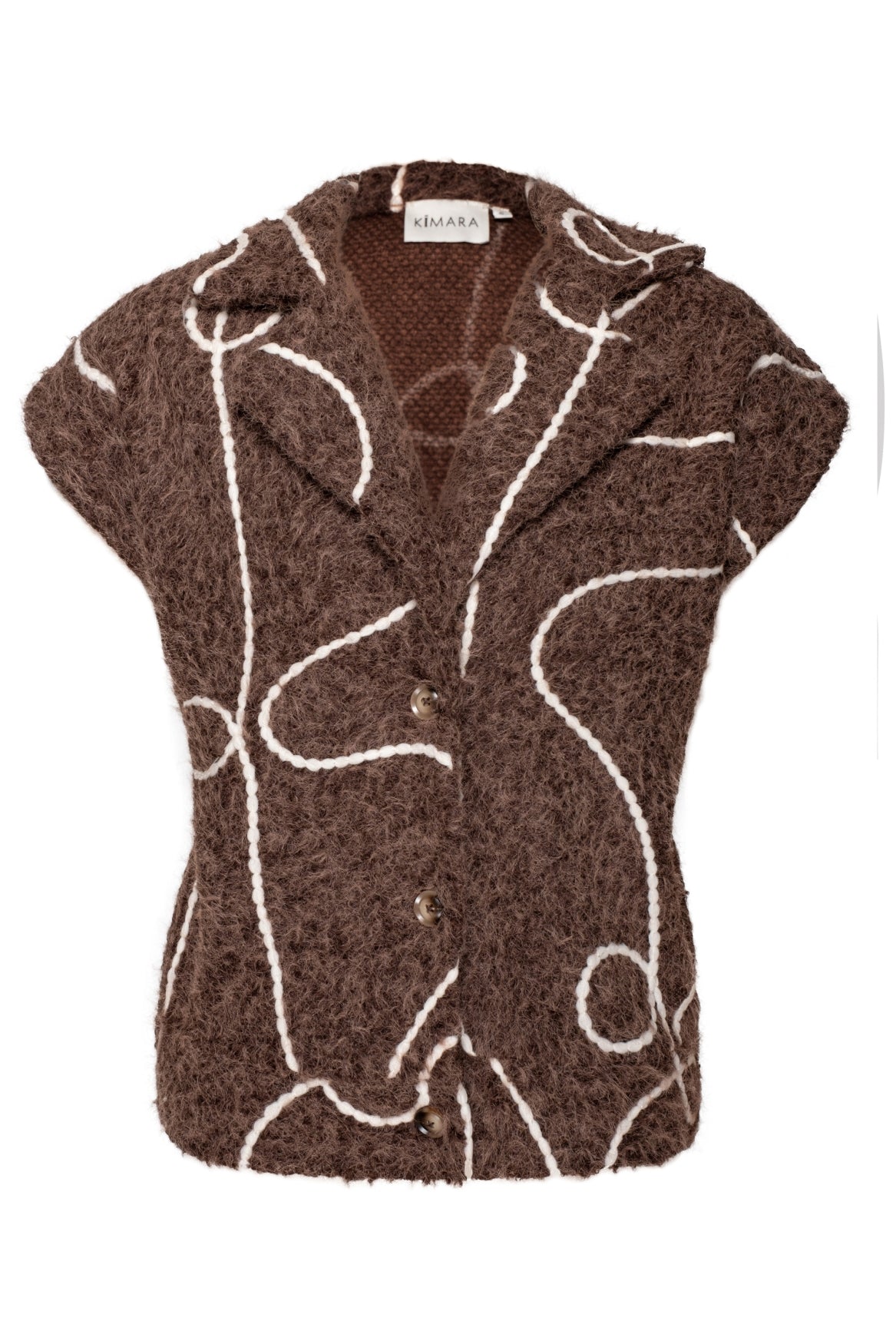 Maria Gilet in Brown – Kimara Fashion