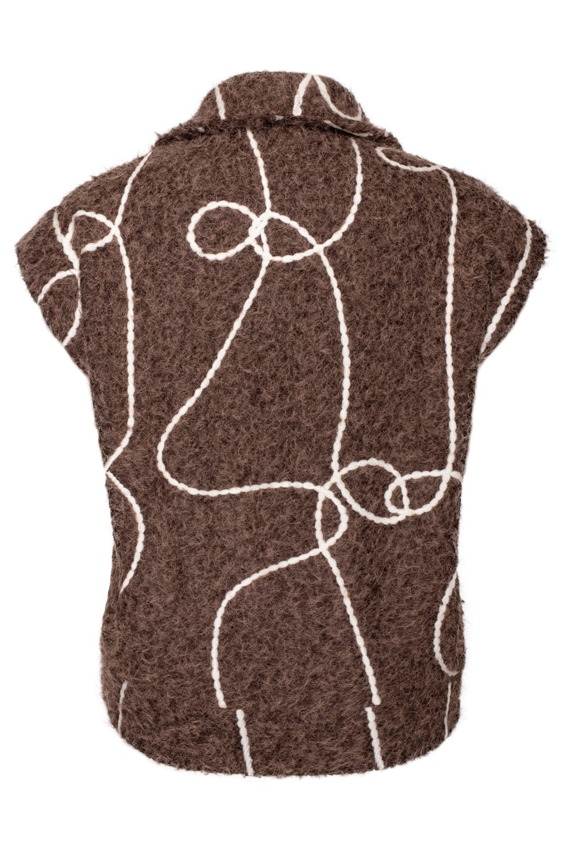 Maria Gilet in Brown – Kimara Fashion