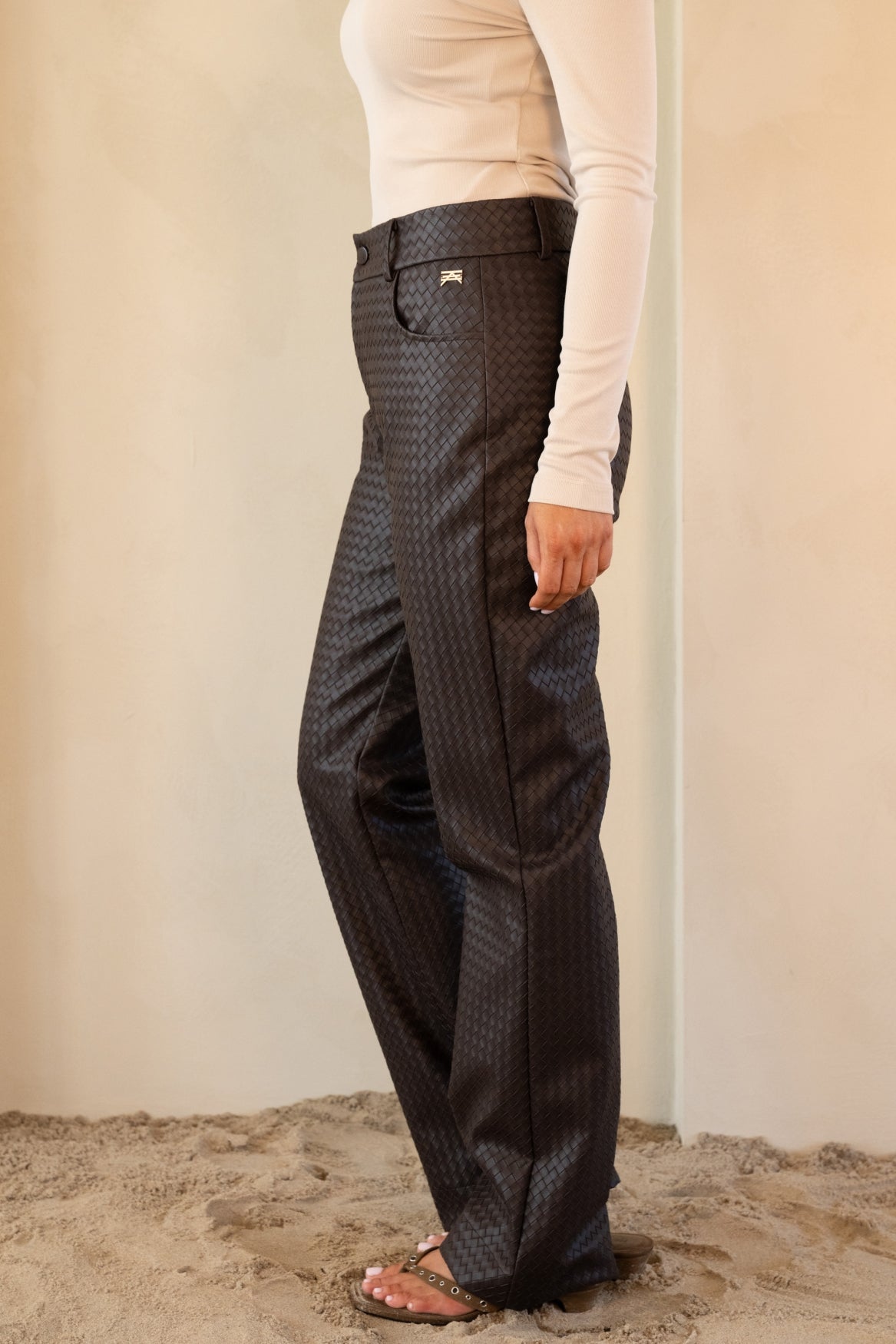 Isabeau Pants in Brown – Kimara Fashion