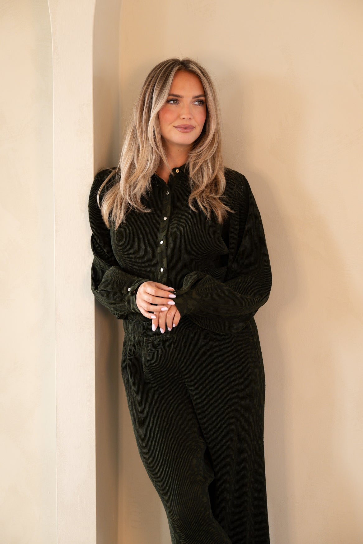 Sam Pants in Olive Mirage – Kimara Fashion