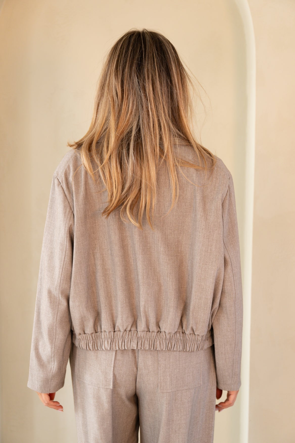 Brynn Jacket in Beige – Kimara Fashion