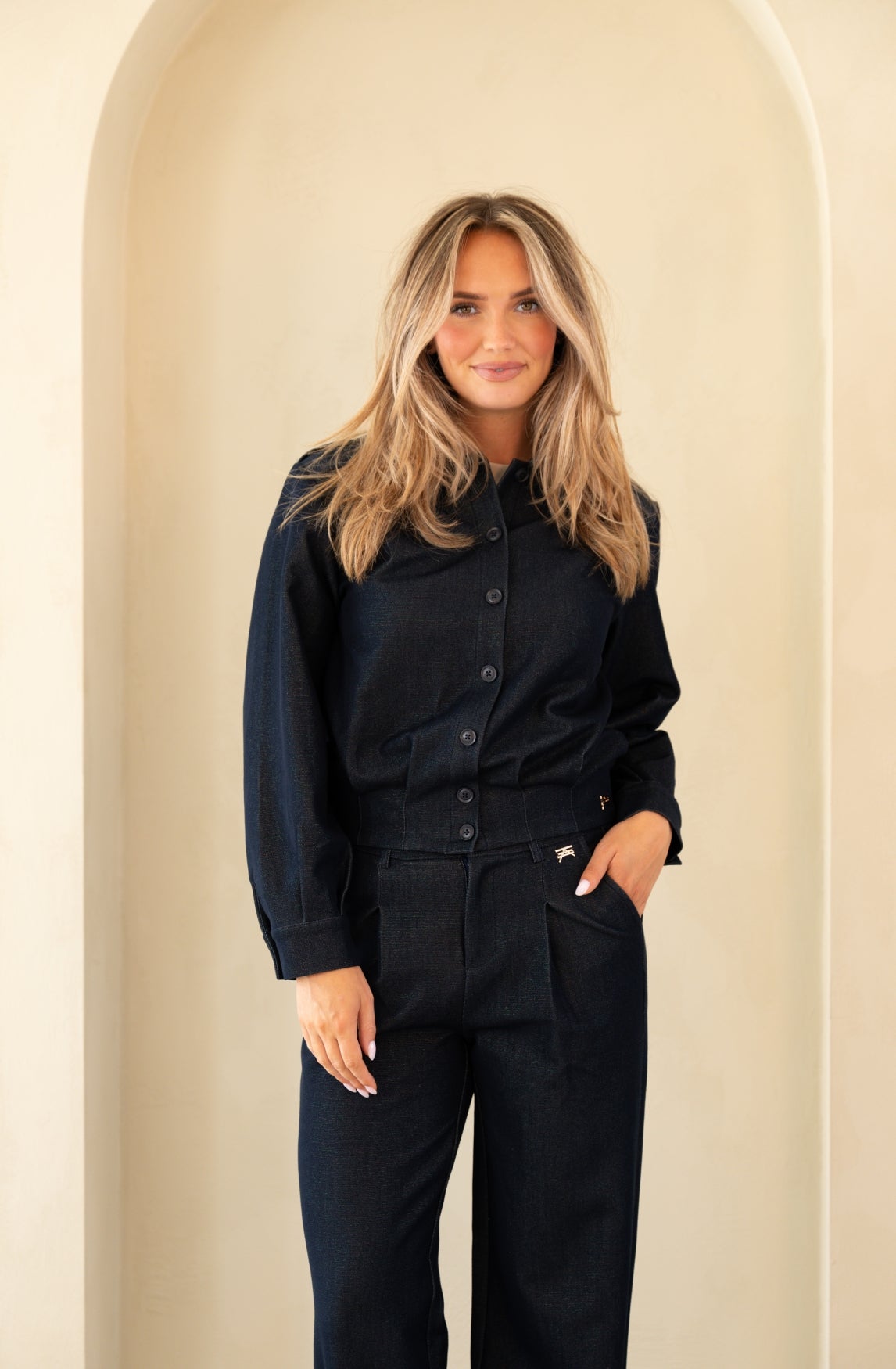 Lonne Jacket in Denim Blue – Kimara Fashion