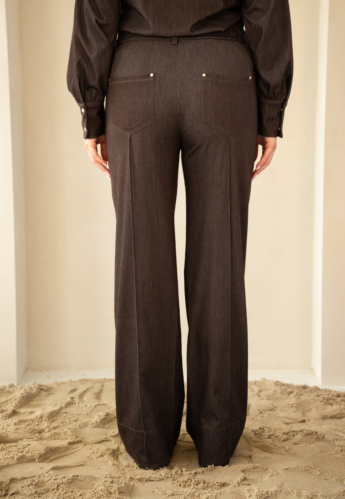 Fenne Jeans in Denim Brown – Kimara Fashion