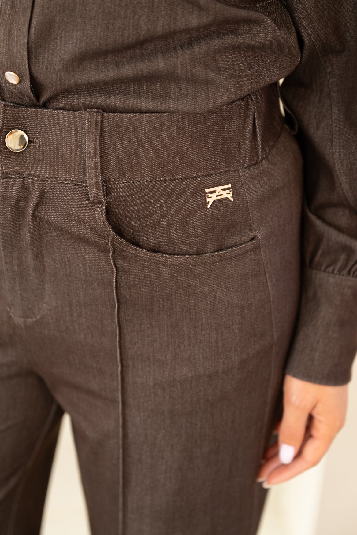 Fenne Jeans in Denim Brown – Kimara Fashion