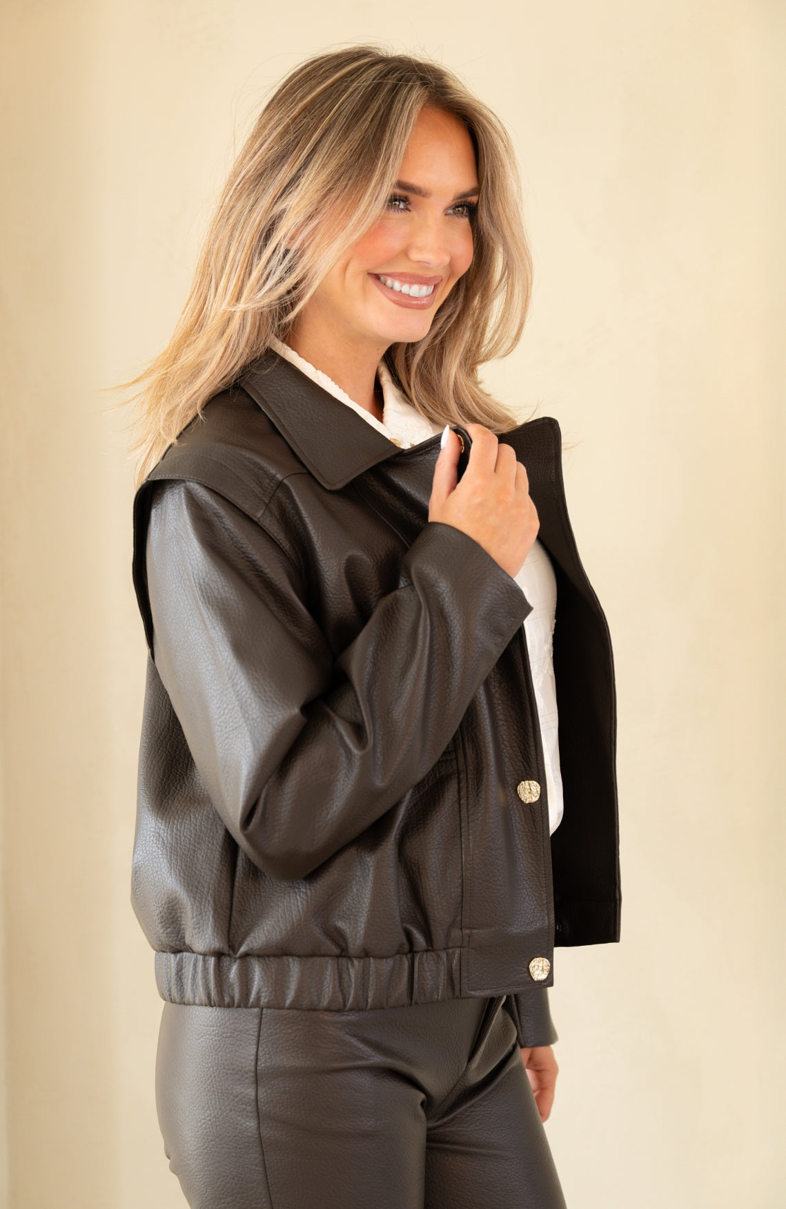 Nina Bomber in Brown – Kimara Fashion