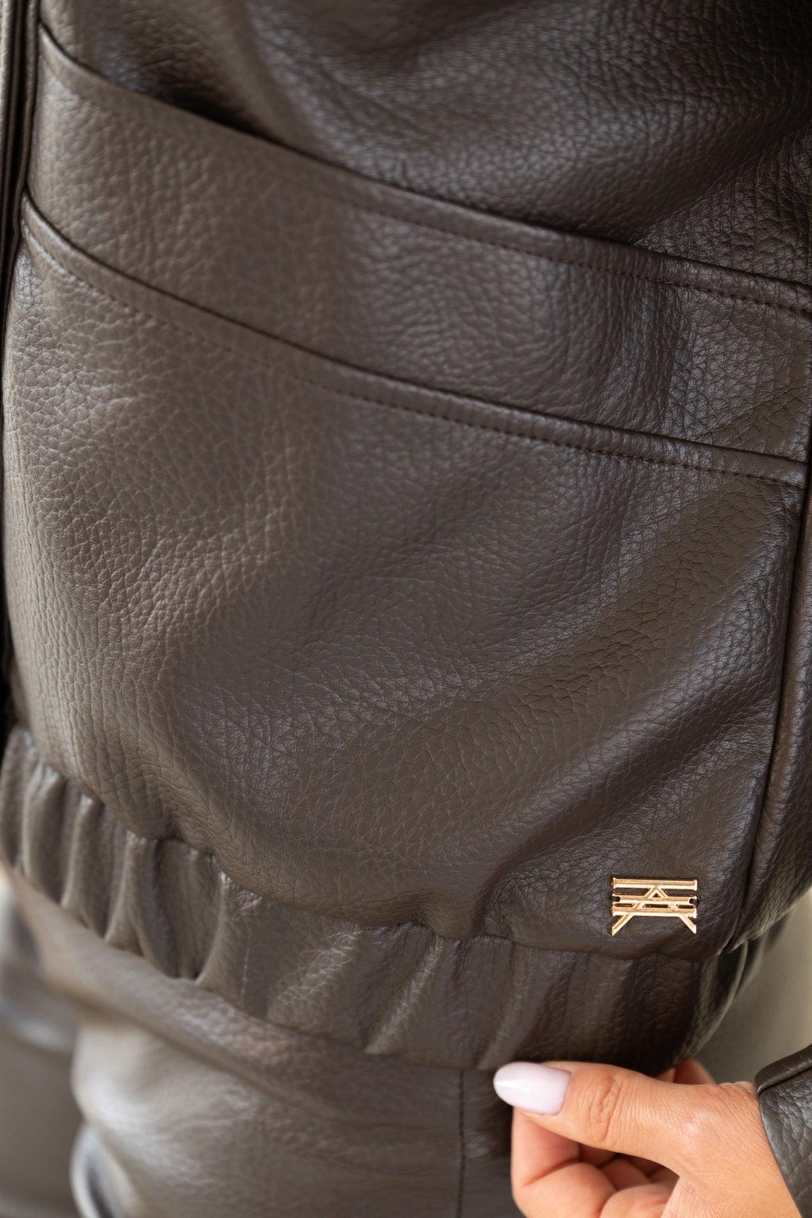 Nina Bomber in Brown – Kimara Fashion