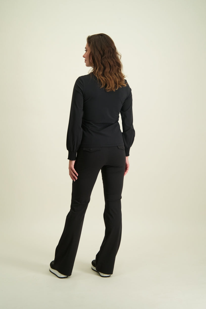 Serena Flared in Black – Kimara Fashion